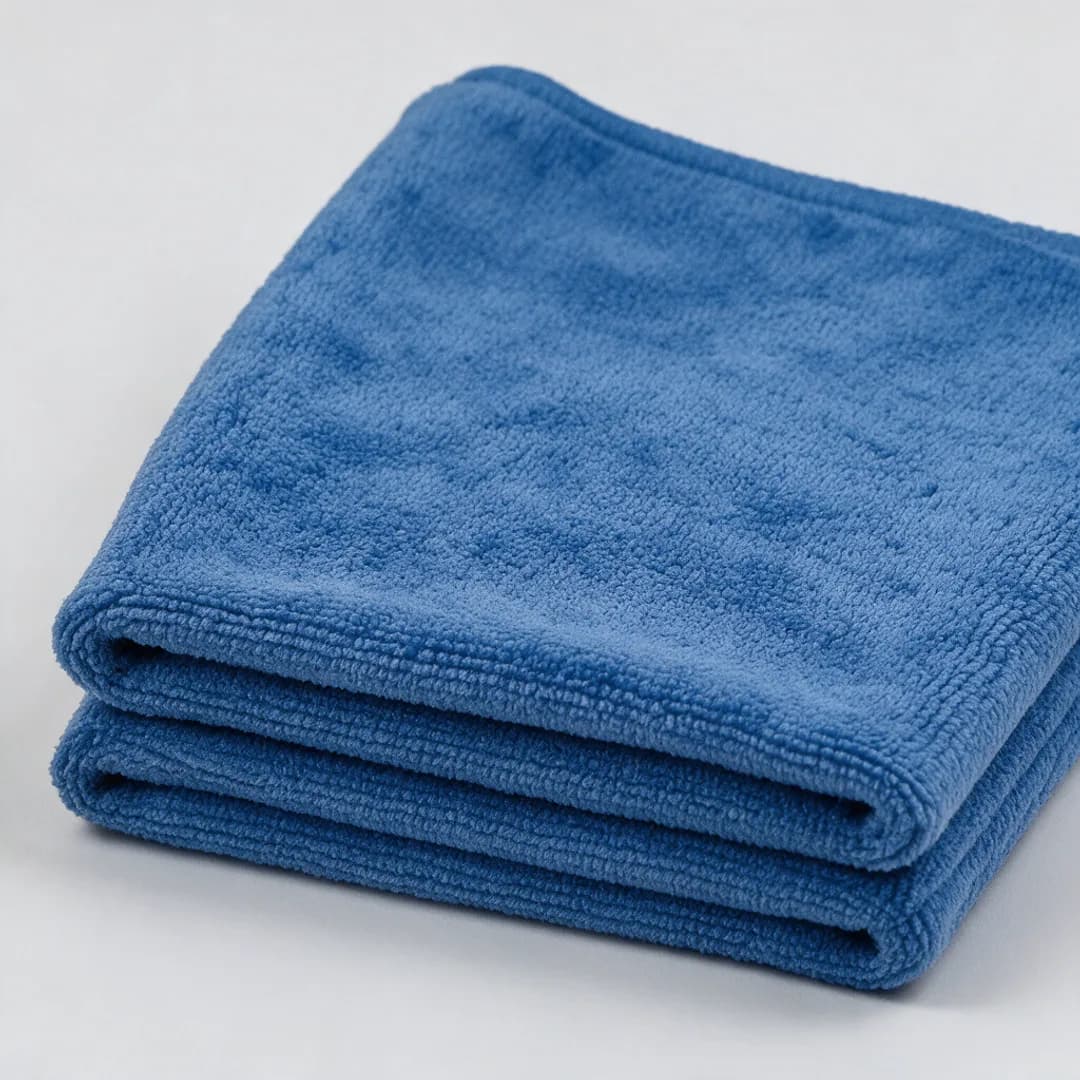 Mikrofiberklut EcoTex soft 32x32cm blå – produktbilde