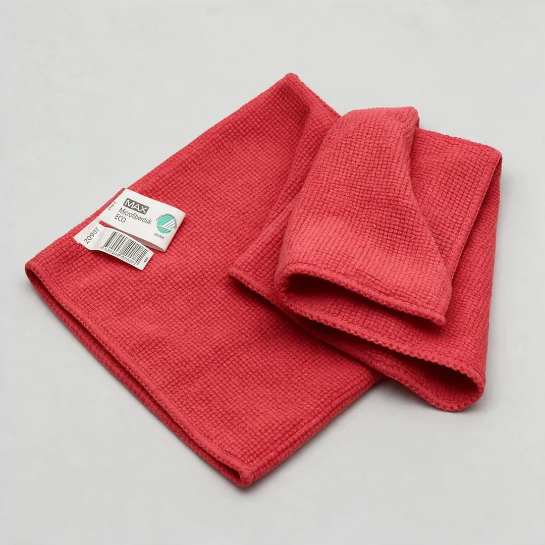 Klut MAX microfiber 38x38 rød – produktbilde