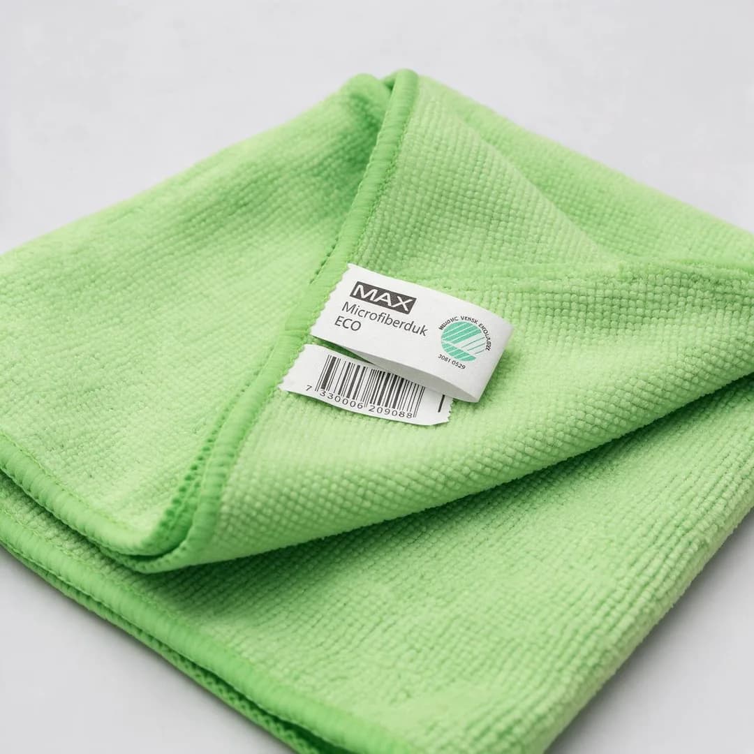 Klut MAX microfiber 32x32 grønn – produktbilde