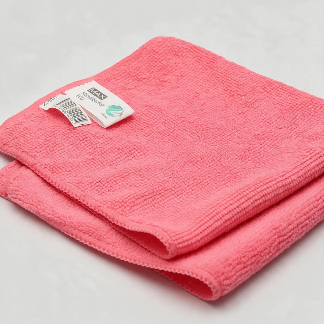 Klut MAX microfiber 38x38 rød – produktbilde