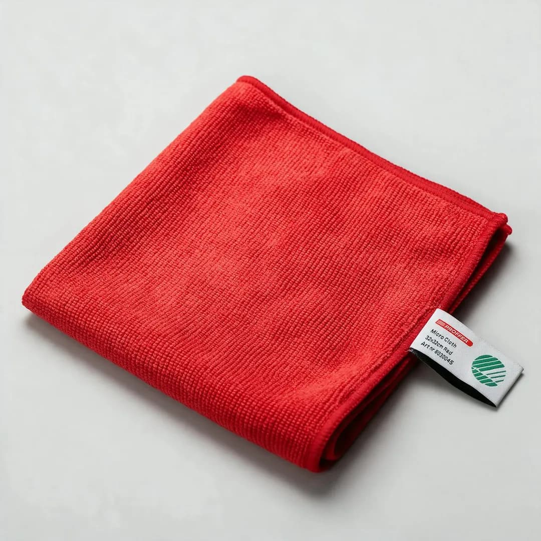 Klut NORDEX Proffer microf 32x32 cm rød – produktbilde
