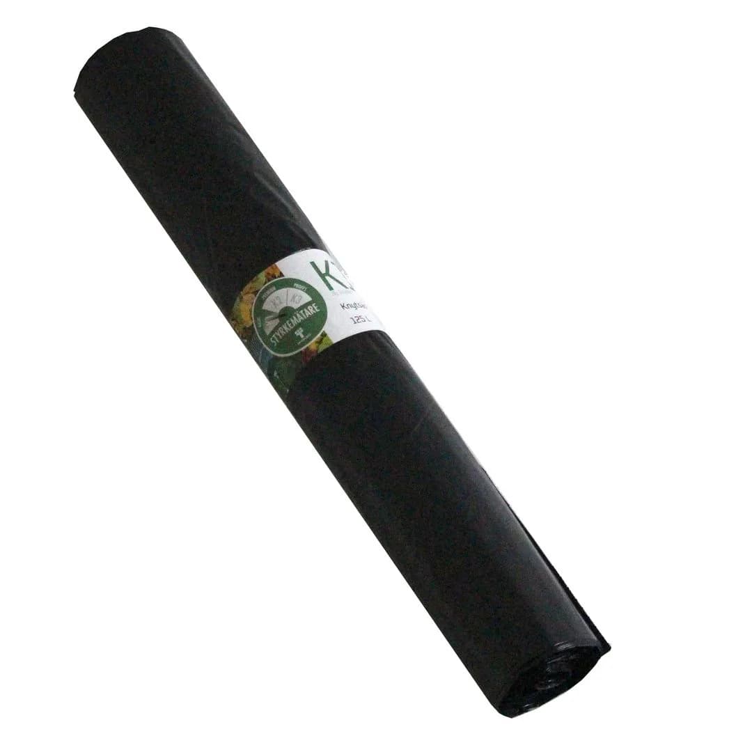Avfallssekk LD 75x125 35my Coex sort(10)