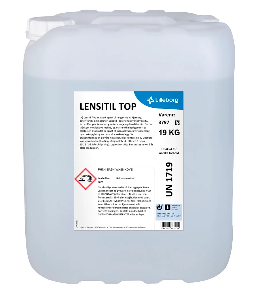 Bilvask Lensitil Top 19kg