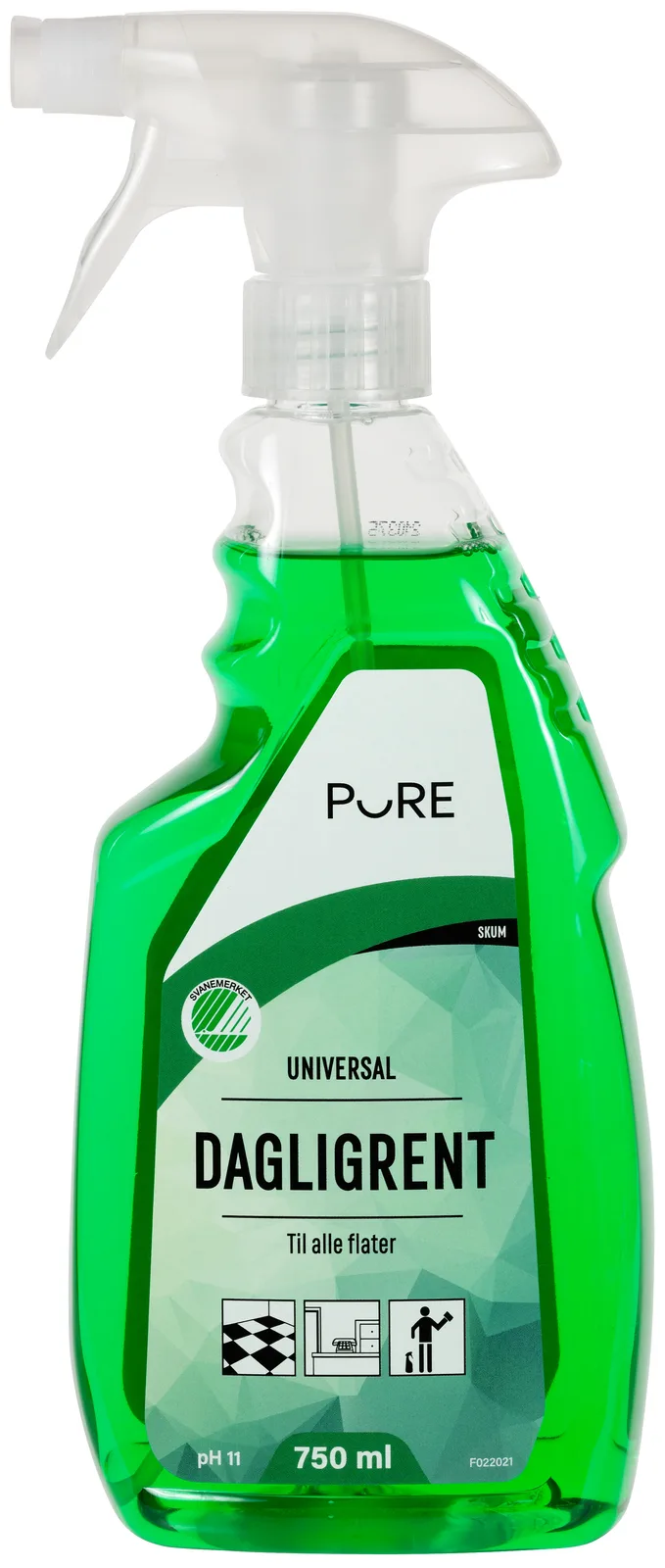 Dagligrent Universal spray Pure 750ml