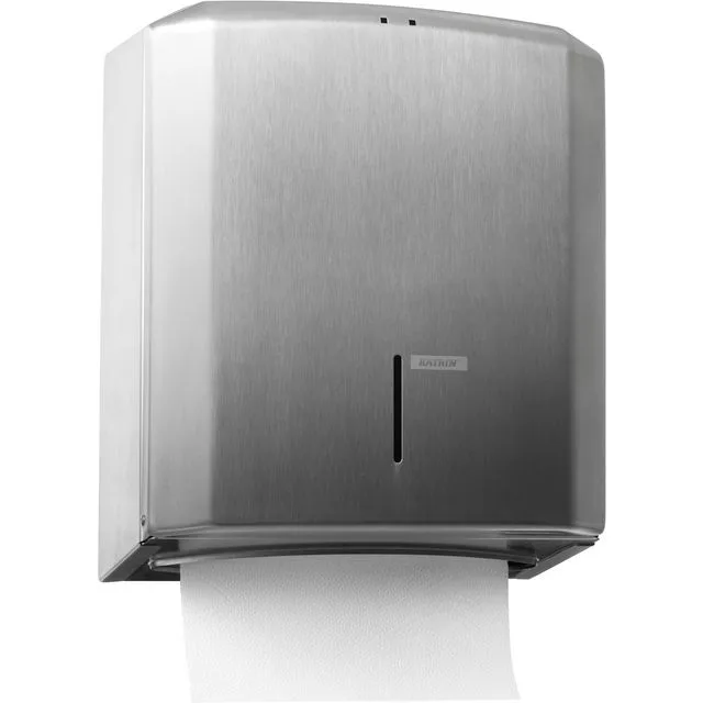 Dispenser KATRIN tørkeark stål