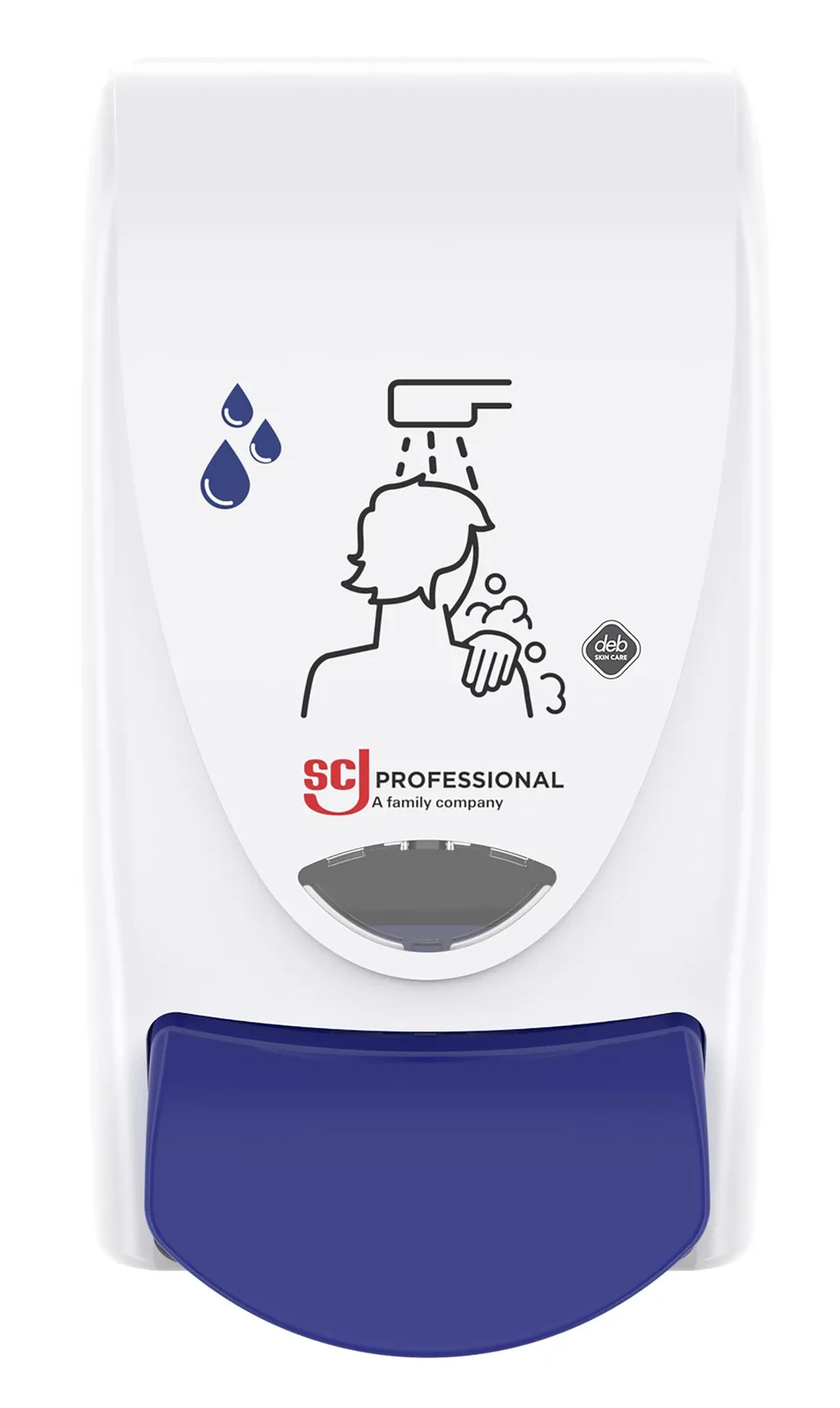 Dispenser SCJP Cleanse shower 1L blå