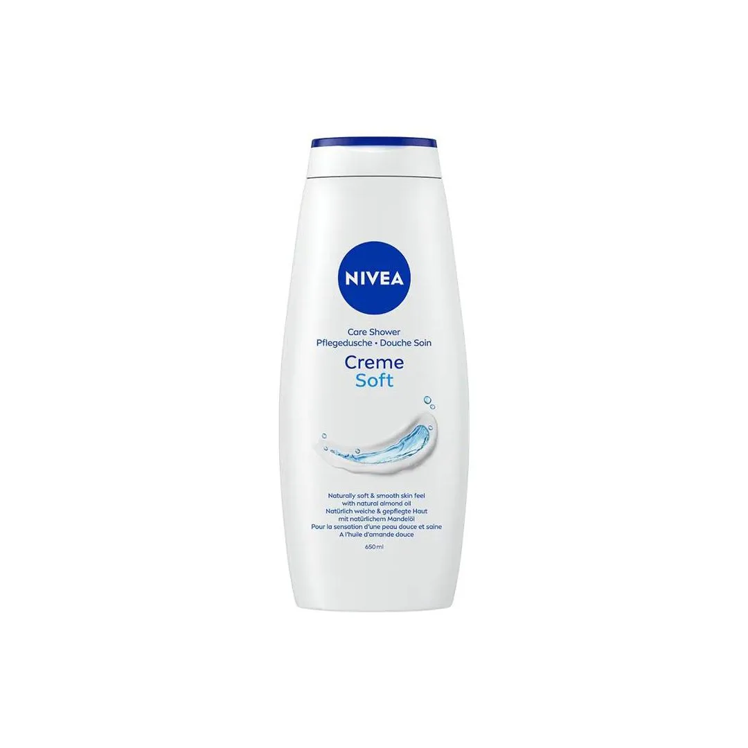 Dusjsåpe NIVEA Cream Soft 0,65L