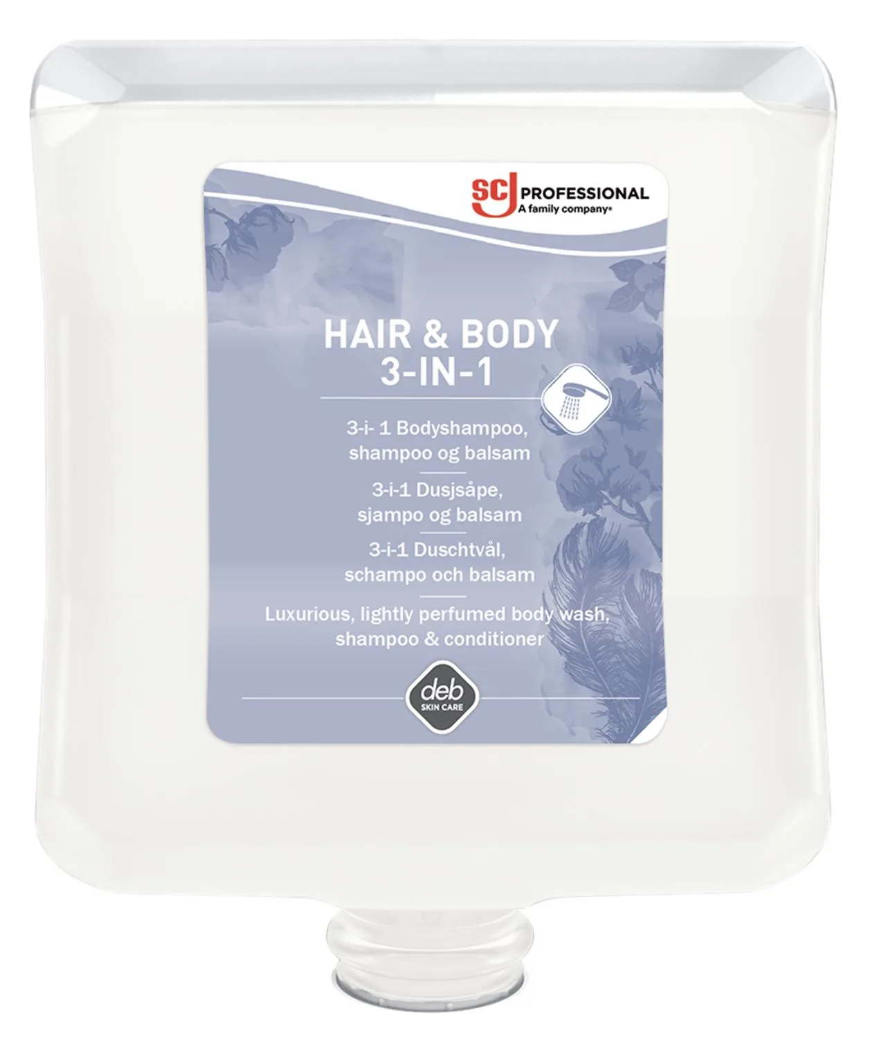 Dusjsåpe SCJP 3i1 Refresh luxury 2L