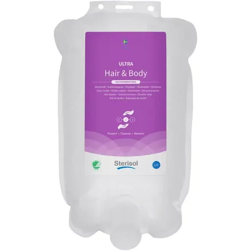 Dusjsåpe STERISOL Ultra sjampo 2,5L (2)
