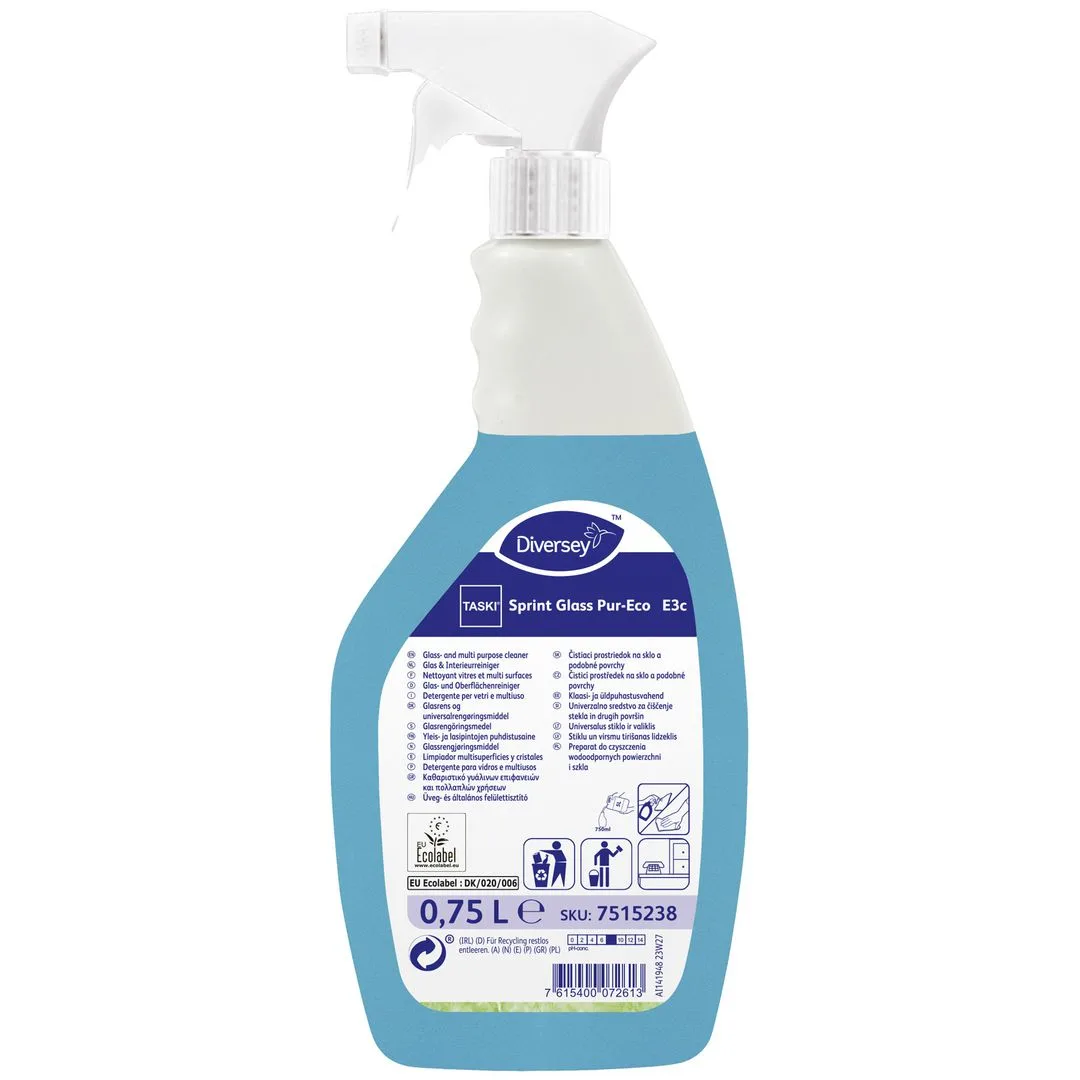 Glassrengjøring Sprint Pur-Eco 0,75L
