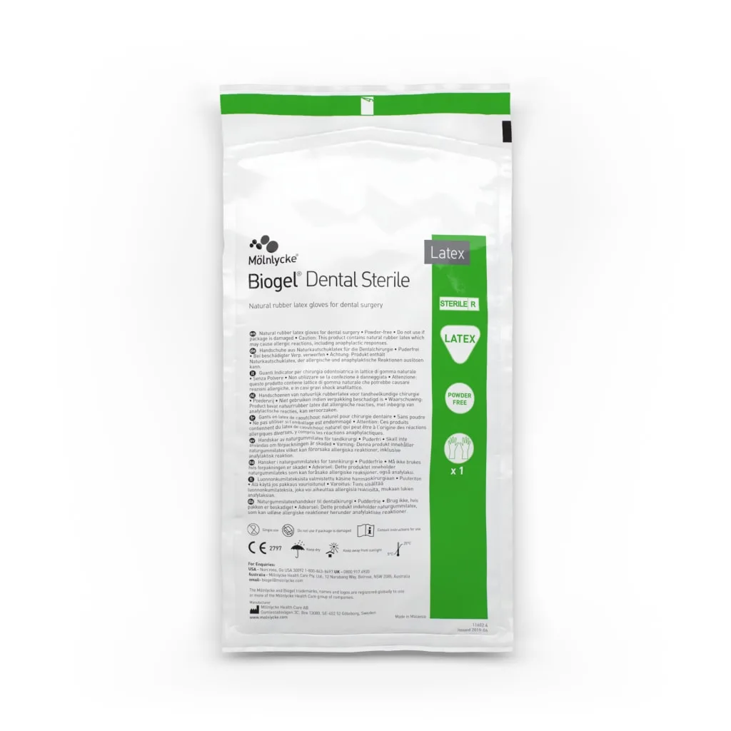 Hanske Biogel Dental Steril 7.5