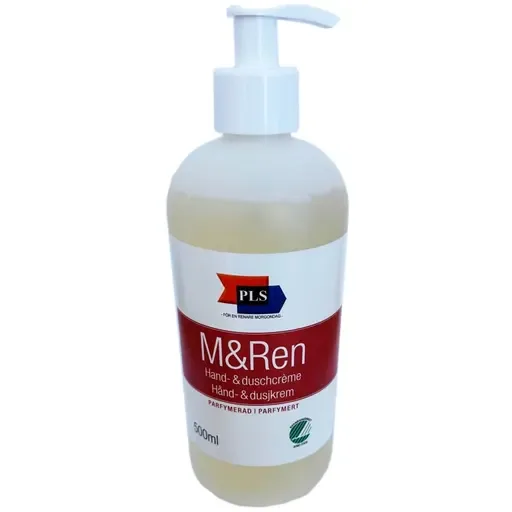 Hånd og dusjsåpe M&Ren 500ml m/pumpe MP