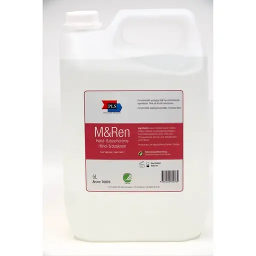 Hånd- og dusjsåpe M&Ren med parfyme 5l
