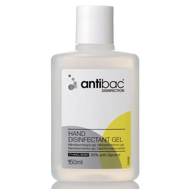 Hånddesinfeksjon ANTIBAC 85% Gel 150ml