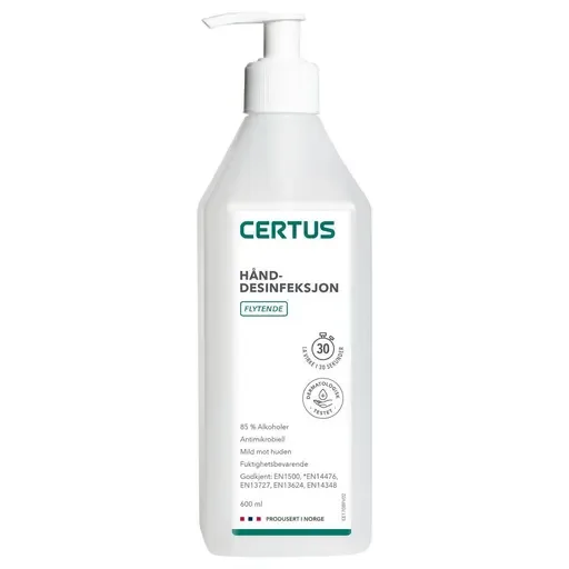 Hånddesinfeksjon CERTUS flyt pump. 0,6L