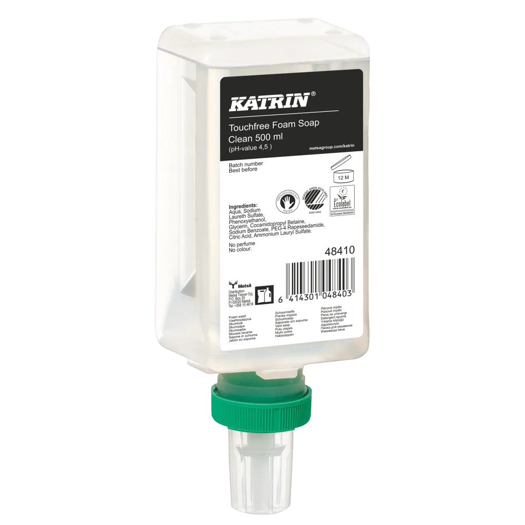 Håndsåpe Katrin TF skum uparfymert 0,5L