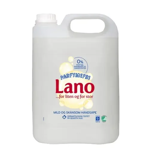 Håndsåpe Lano flytende parfymefri 5l