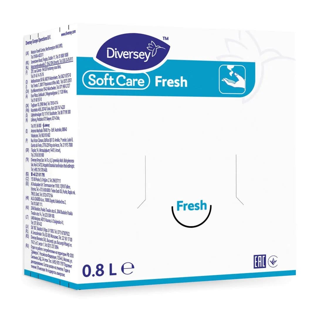 Håndsåpe SOFT CARE Fresh 0,8L refill