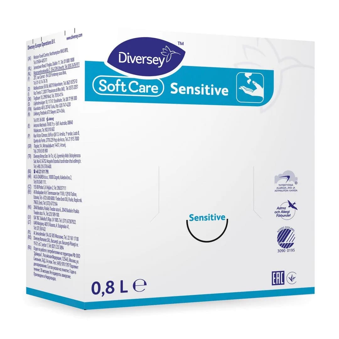 Håndsåpe SOFT CARE Sensitive 0,8L re(6)