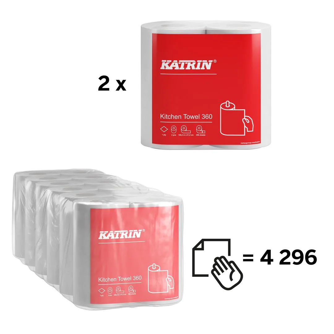 Kjøkkenrull KATRIN 360 1L 100m (2)