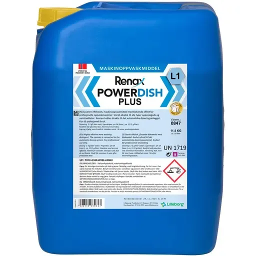 Maskinoppvask RENAX PowerDish L1 11kg