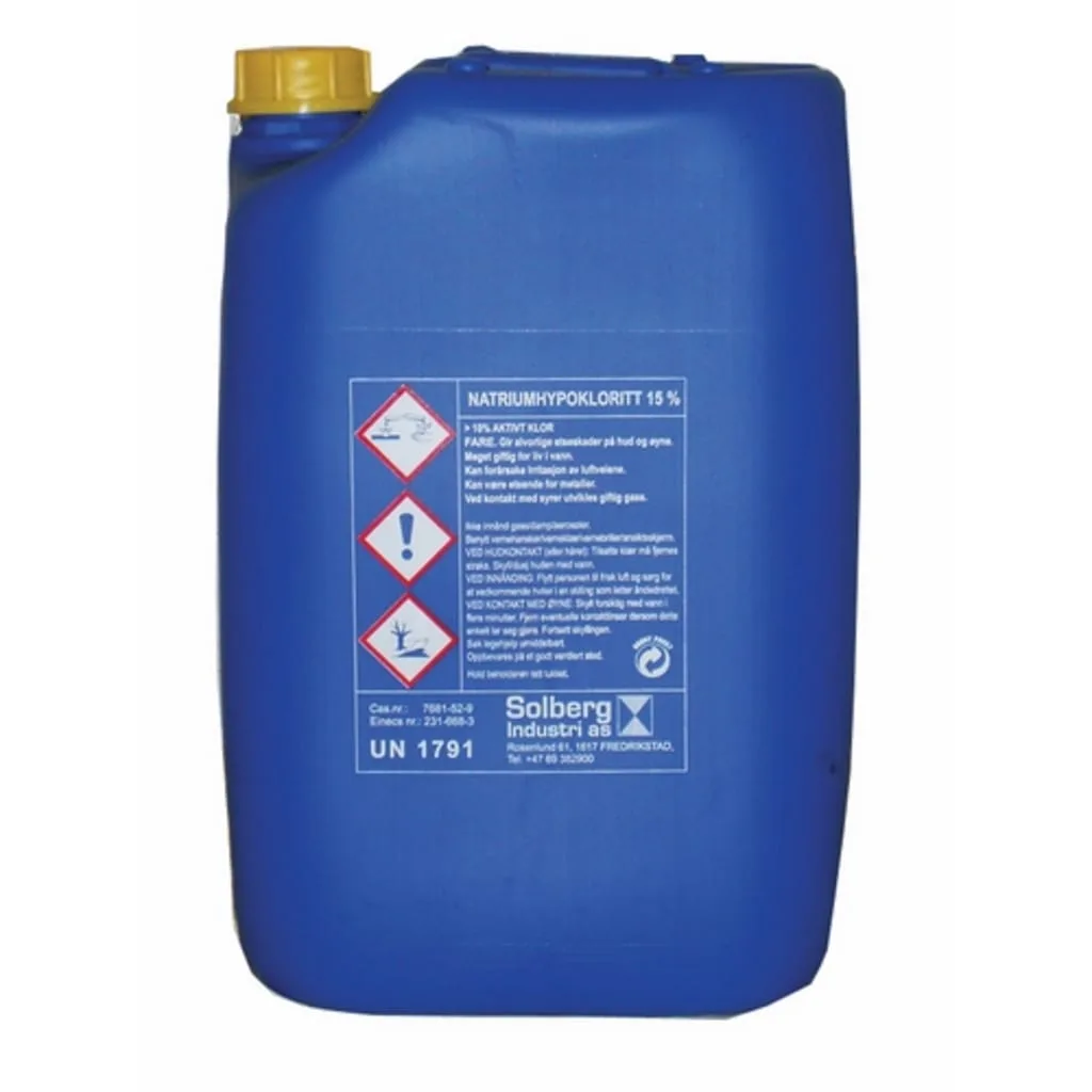 Natriumhypokloritt 15% 30kg