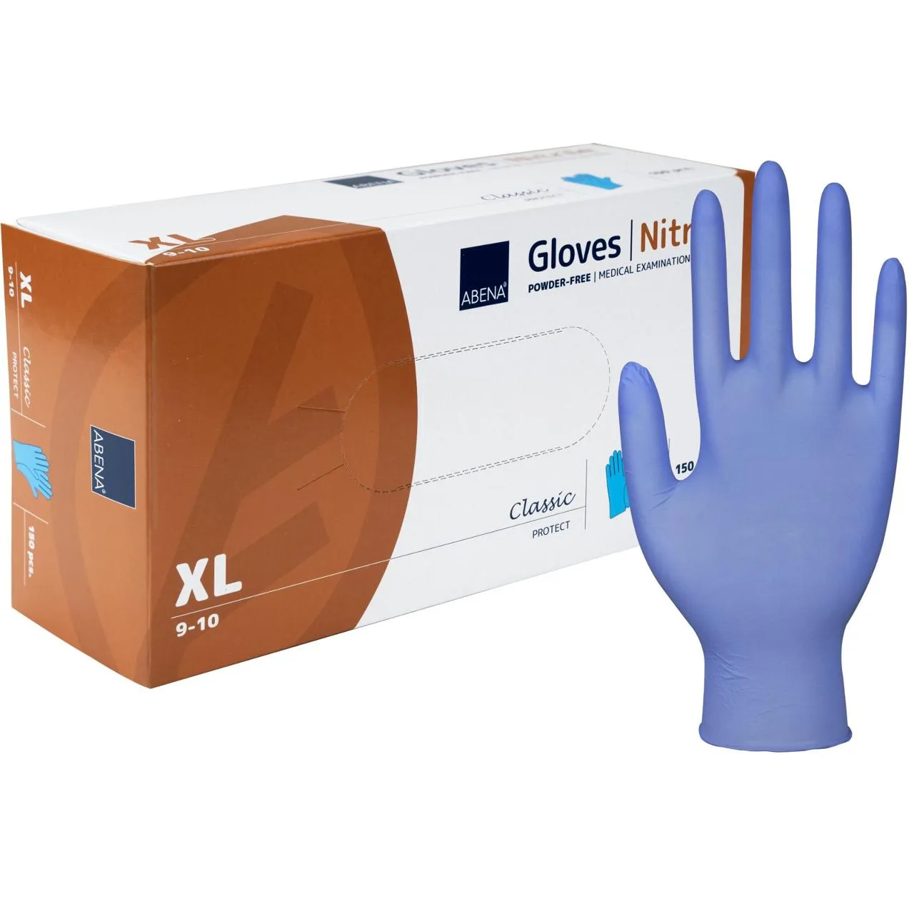Nitrilhanske ABENA CP pf XL blå (150)