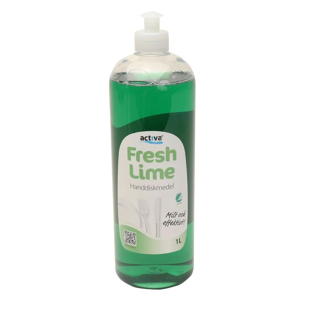 Oppvaskmiddel ACTIVA Fresh Lime 1L