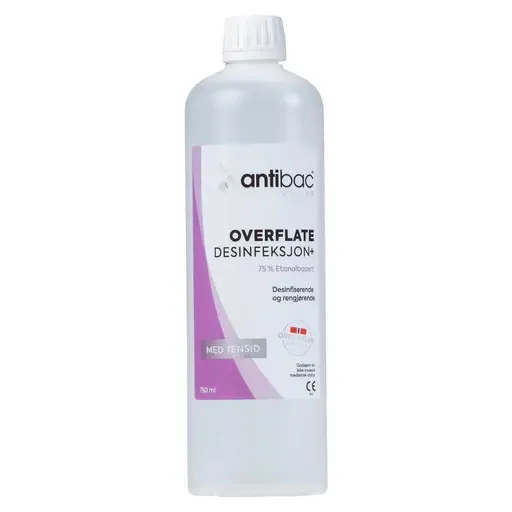 Overflatedesinfeksjon ANTIBAC +75% 0,75L