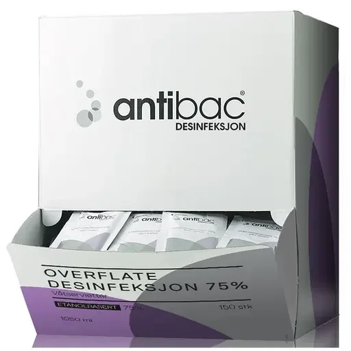 Overflatedesinfeksjon ANTIBAC 17x22(150)