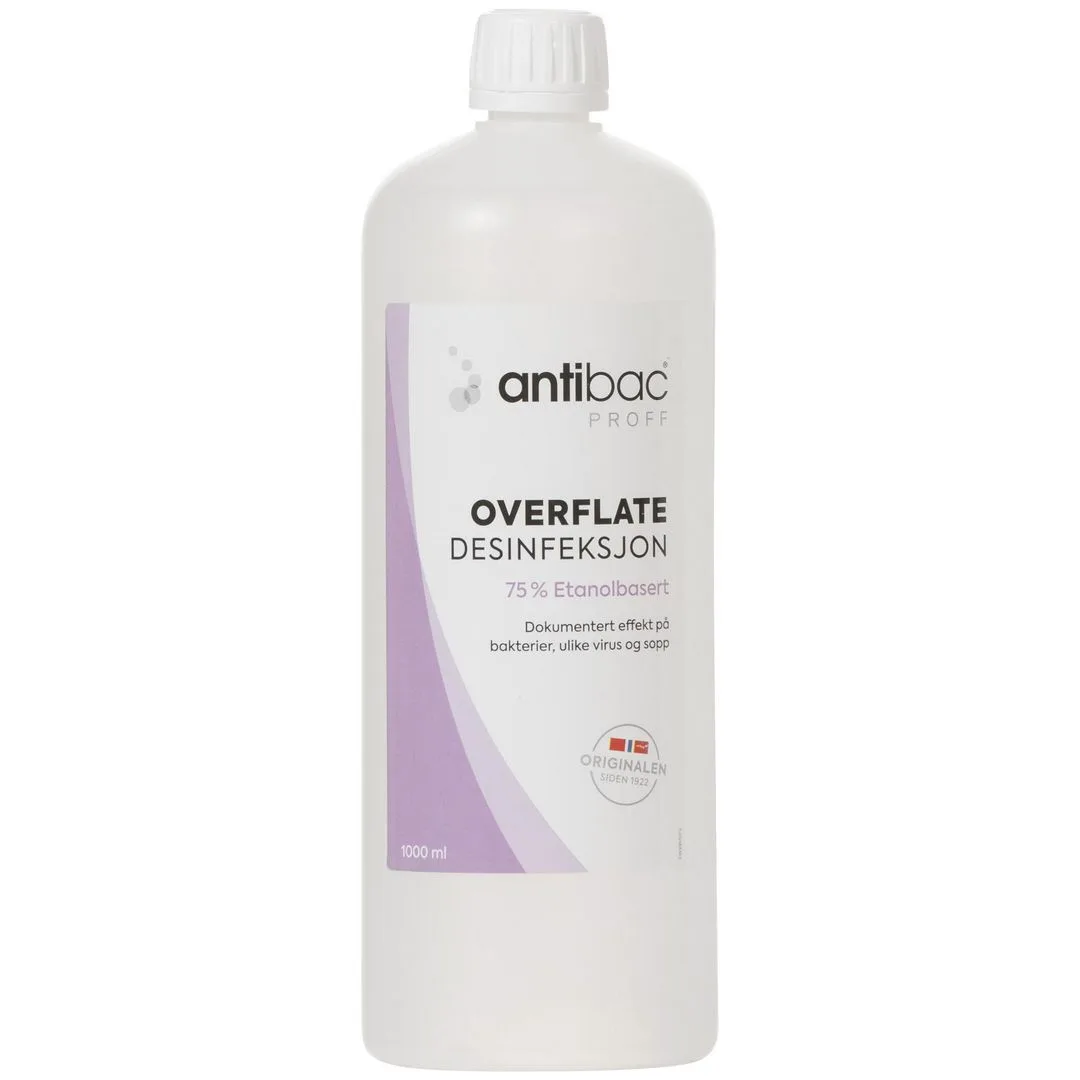 Overflatedesinfeksjon ANTIBAC 75% 1L
