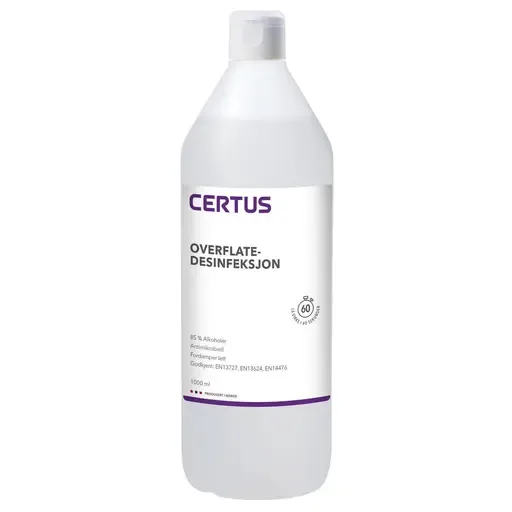 Overflatedesinfeksjon CERTUS 85% 1L