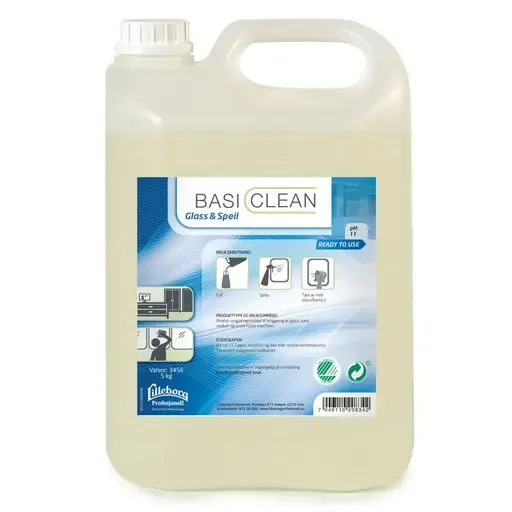 Rengjøring BASICLEAN glass og speil 5L