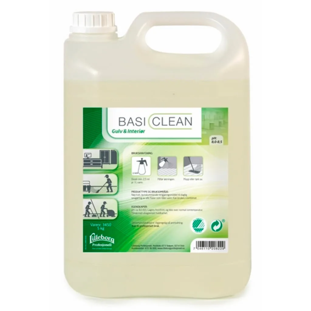 Rengjøring Basiclean Gulv/Interiør 5kg
