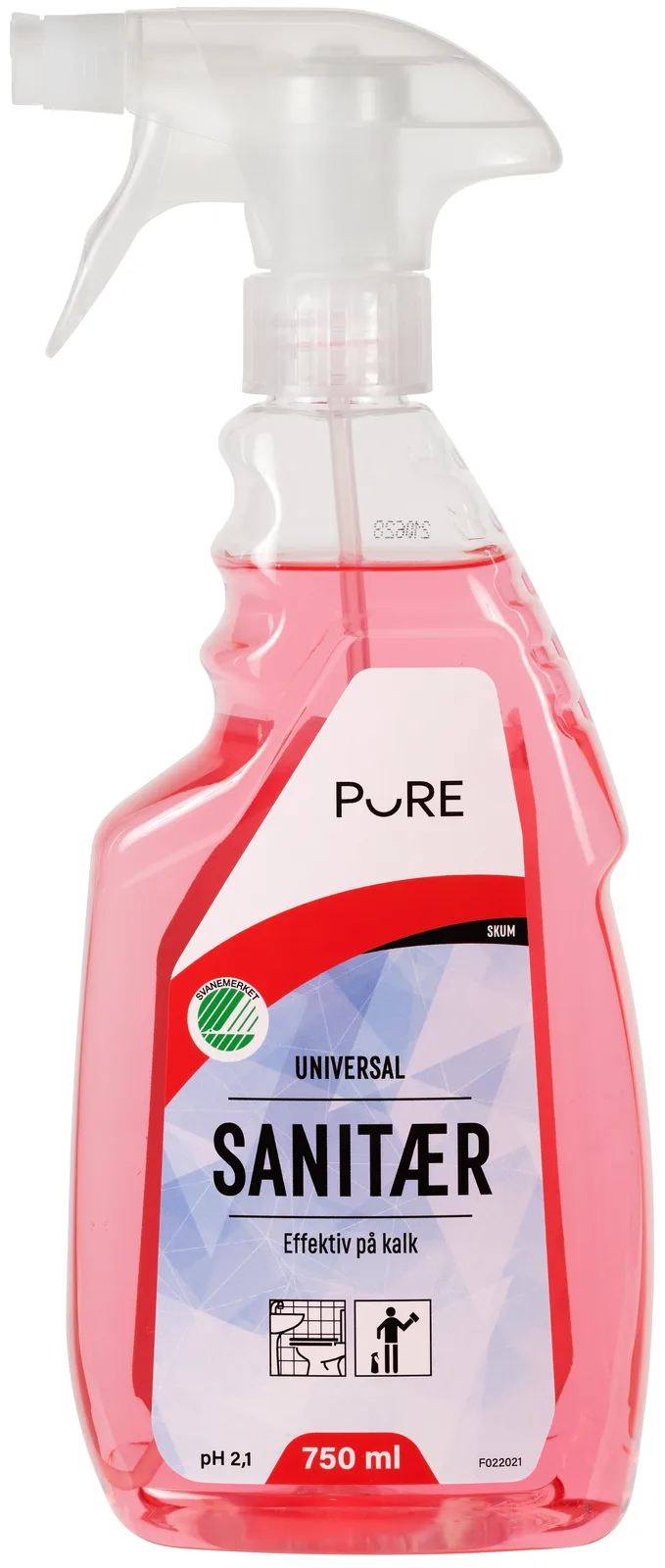 Sanitær Uni spray Pure 750ml
