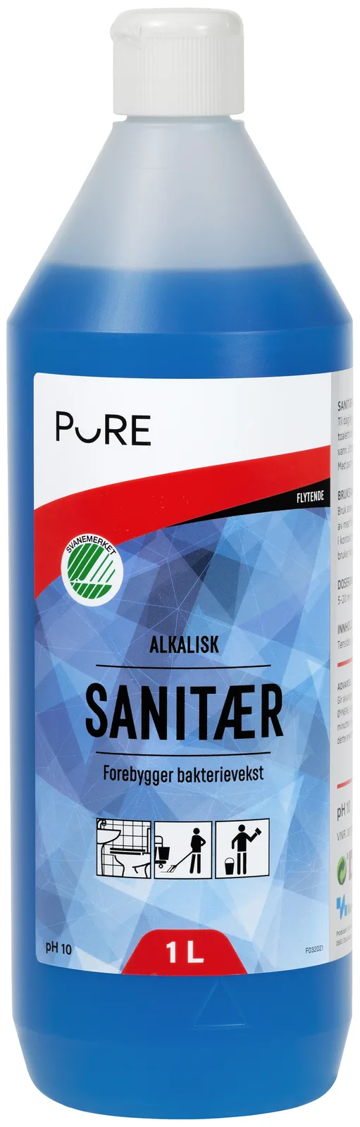 Sanitær alk m/parfyme Pure 1L