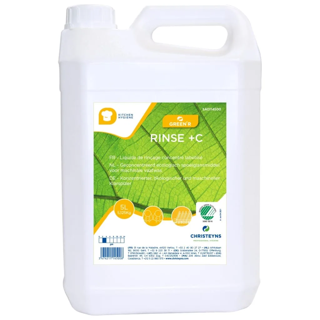Skyllemiddel Green`R Rinse +C 5l