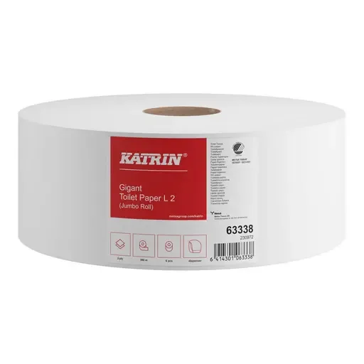 Toalettpapir KATRIN Gigant L 2L 380m (6)