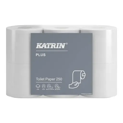Toalettpapir KATRIN Plus 250 2L 36m (6)
