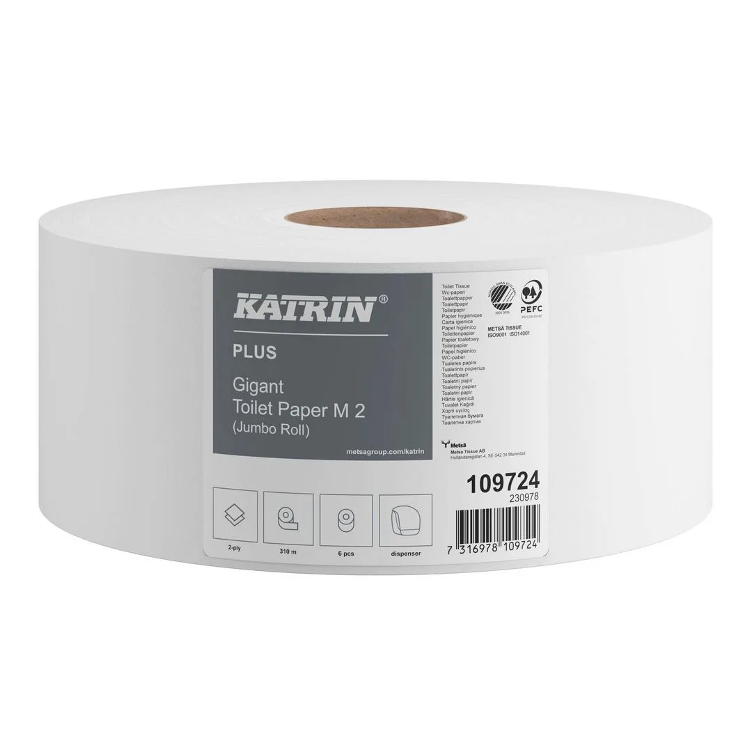 Toalettpapir KATRIN Plus G M 2L 310m (6)