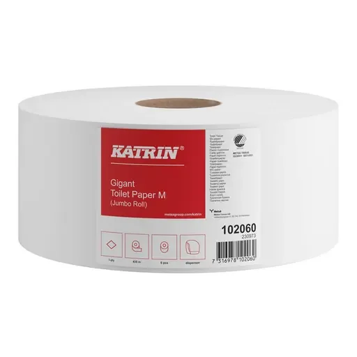 Toalettpapir KATRIN resirk.Gig M 1L 435m