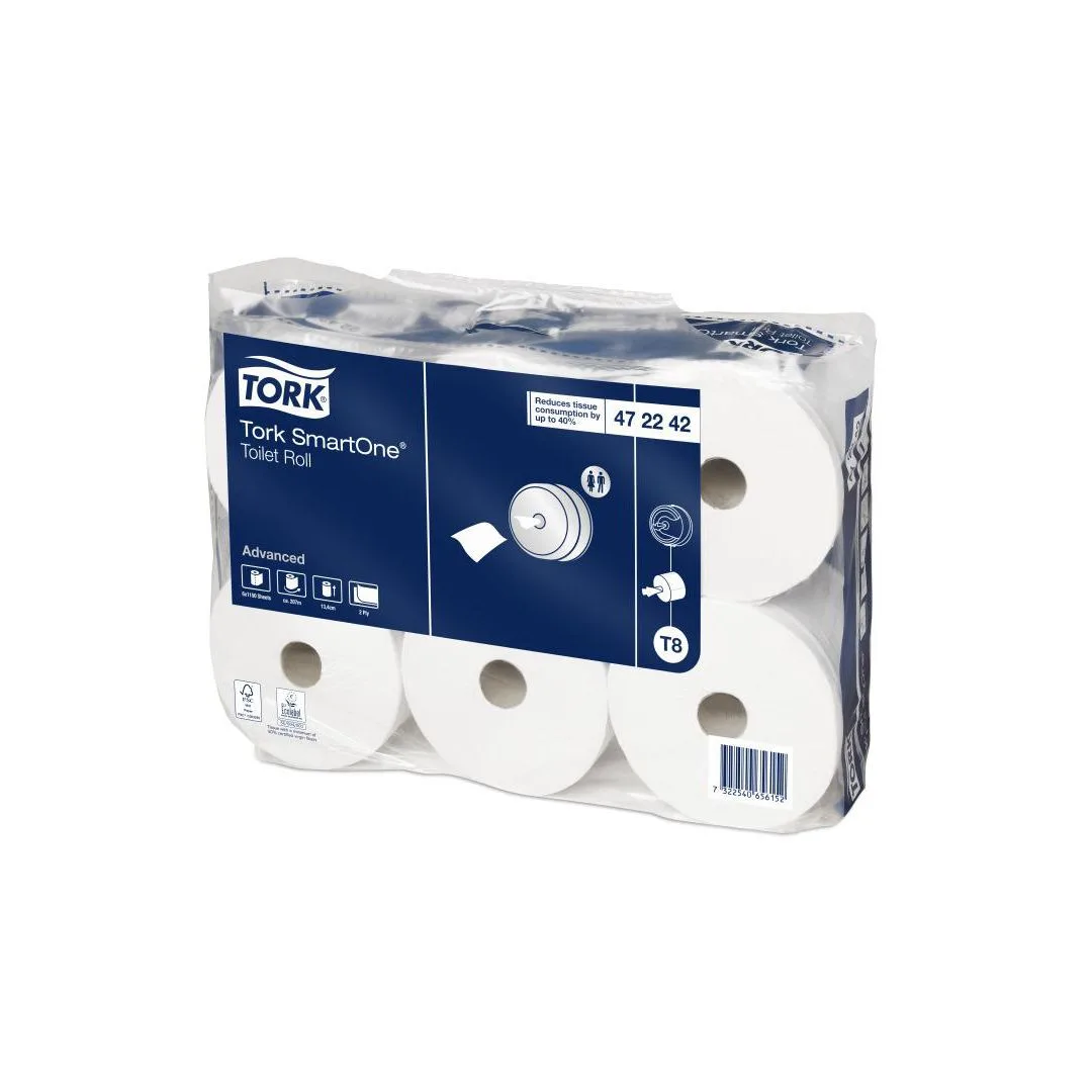 Toalettpapir TORK Smart 2L T8 207m (6)