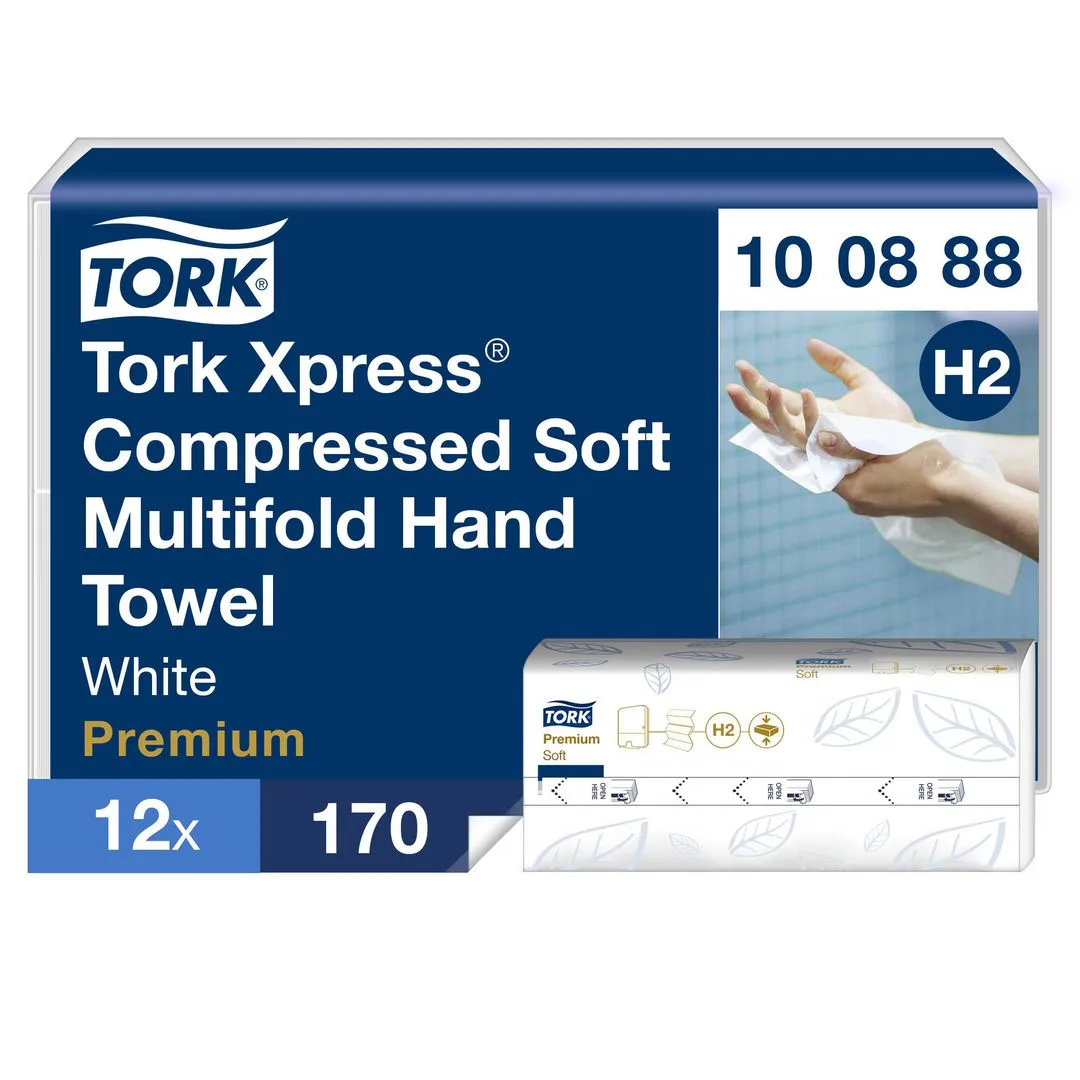 Tørkeark TORK Prem M komprim 2L H2(2040)