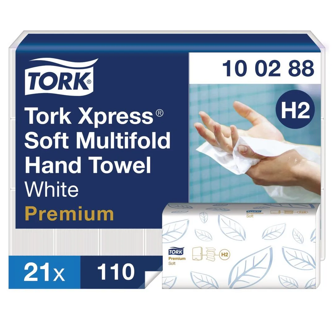 Tørkeark TORK Premium M myk 2L H2(110)