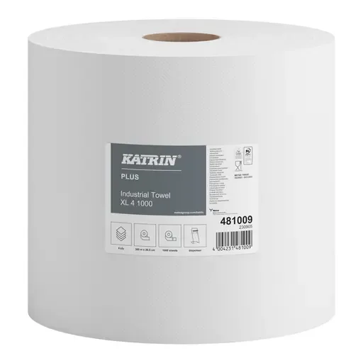 Tørkerull Katrin Plus XL hvit 360m 4l