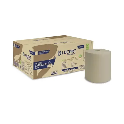 Tørkerull LUCART EcoNatural 2L 155m