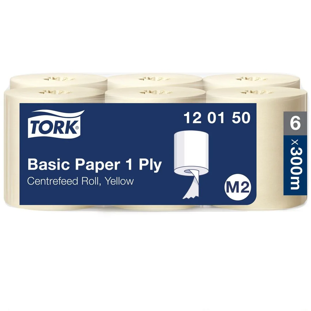 Tørkerull TORK Basic 1L M2 300m gul