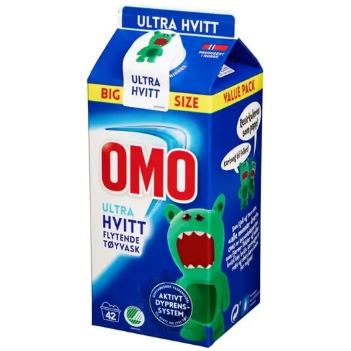 Tøyvask OMO Ultra Hvitt 1,5l