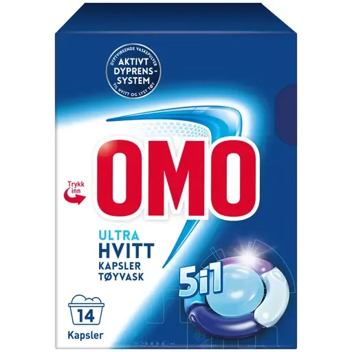 Tøyvask OMO Ultra Hvitt 5i1 (14)