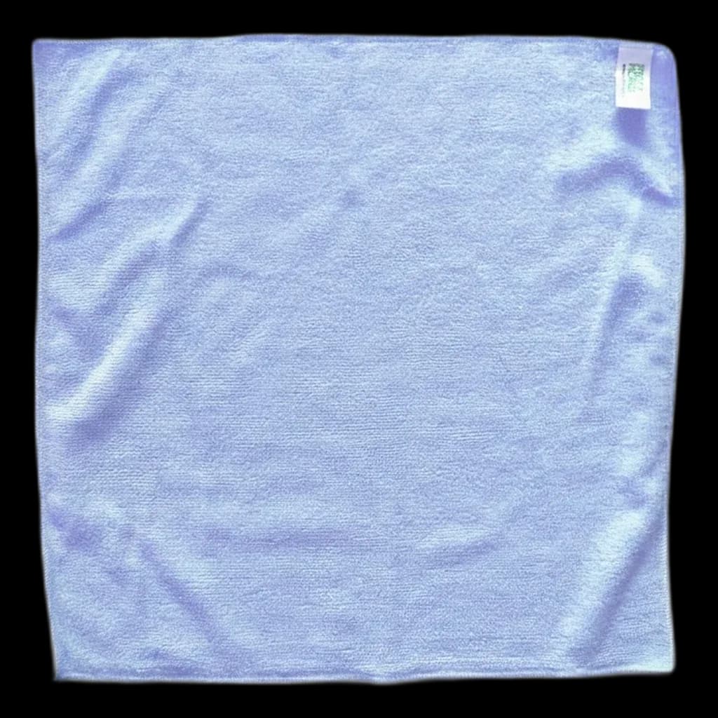 Mikrofiberklut frotté 33x33cm Blå, pakke 10 stk